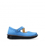 wolky chaussures a bride 08389 cordoba 12815 cuir bleu