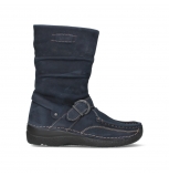 wolky bottes mi hautes 06267 roll jacky 11800 nubuck bleu