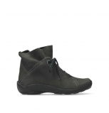 wolky bottines a lacets 01657 diana 11301 nubuck carbone