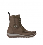 wolky bottines a lacets 04900 ocean 10155 nubuck taupe