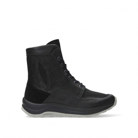 wolky bottines 00983 ellon sf 90001 cuir stretch noir