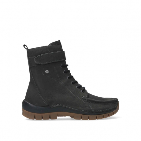 wolky bottines 04738 reach 11301 nubuck carbone