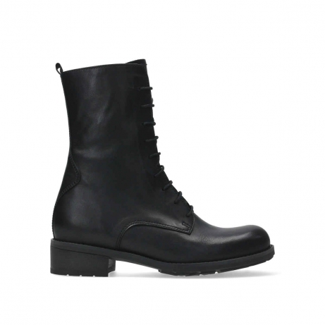 wolky bottes mi hautes 04449 emery hv 20000 cuir noir