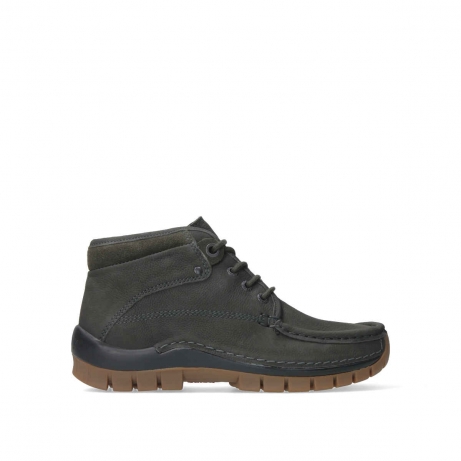 wolky bottines a lacets 04728 cross 11301 nubuck carbone