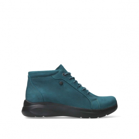 wolky bottines a lacets 05930 lima 11880 nubuck petrole