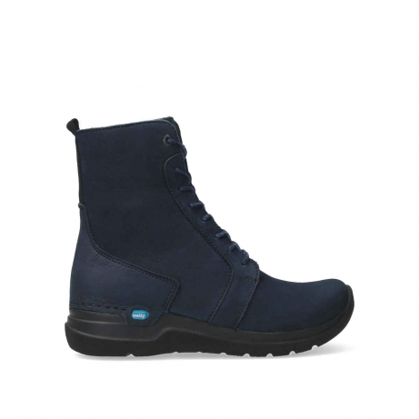 wolky bottines a lacets 06632 viper hv 10820 nubuck bleu denim