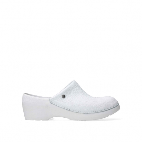 wolky sabots 06080 multi clog 71100 cuir blanc