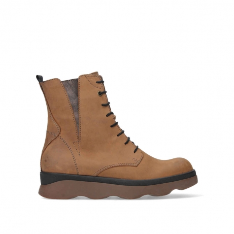 wolky bottines 02978 akita hv 12430 nubuck cognac