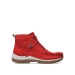 wolky bottines a lacets 04725 jump 11500 nubuck rouge