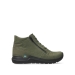wolky bottines a lacets 06606 why 11709 nubuck pesto vert